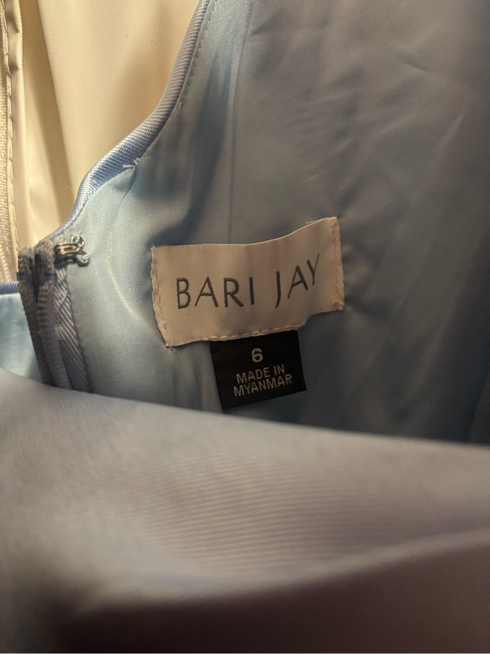 Bari Jay Mist Bridesmaid Dress